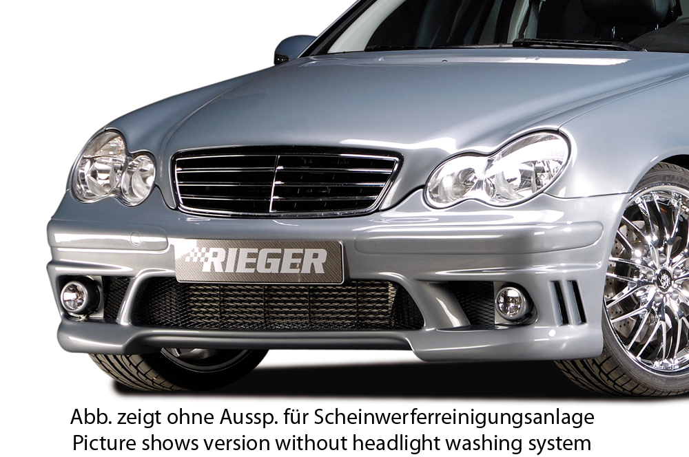Rieger Spoilerlippe für Avantgarde für Mercedes C-Klasse (W203
