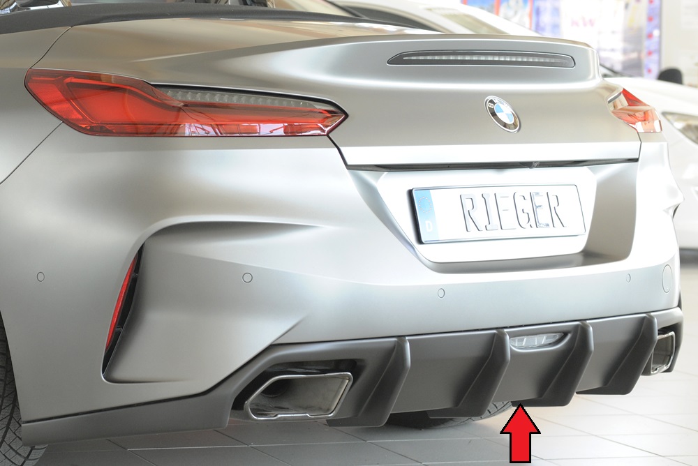 Heckeinsatz für originale M-Sport-Paket Heckschürze für original Endrohr links/rechts <p>Heckeinsatz für originale M-Sport-Paket Heckschürze für original Endrohr links/rechts;</p>