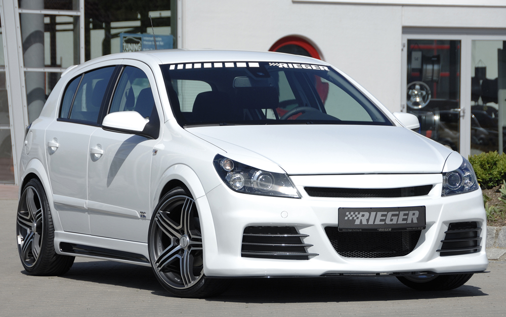 Rieger CUP Spoilerlippe Opel Astra H GTC Twintop Frontspoiler