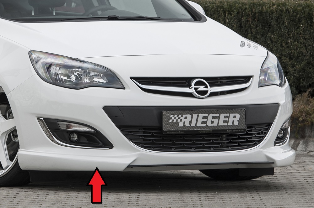 Rieger Heckeinsatz Einsatz Diffuser Duplex passend für Opel Astra J 00051317