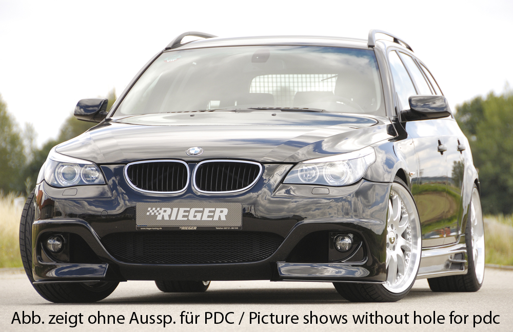 Frontstoßstange Race passend für BMW E60 mit PDC Rieger Tuning BMW
