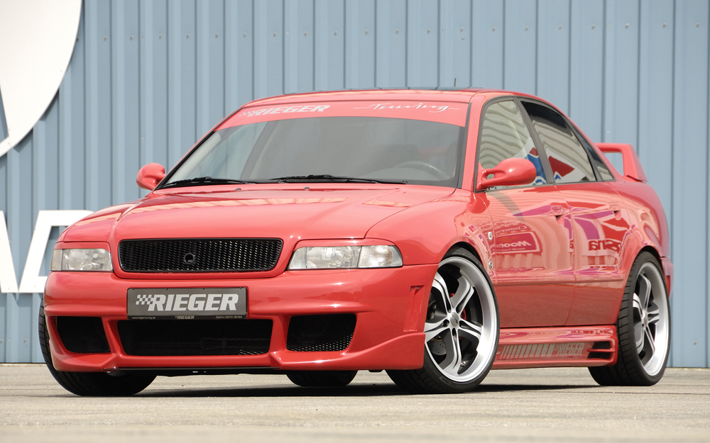Rieger Spoilerstoßstange RS-Four-Look for Audi A4 B5 avant, Saloon