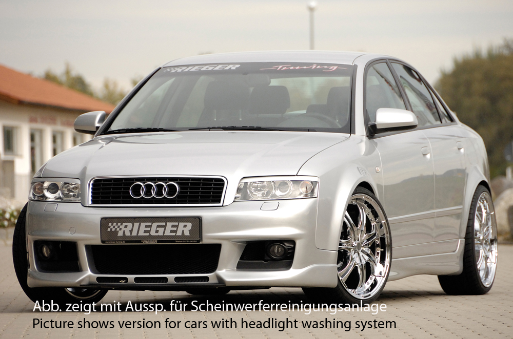 Rieger Tuning Spoilerstoßstange mit Lüftungsschlitzen für Audi A4 (8E, B6,  B7) 00055235