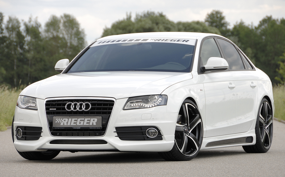 Rieger Tuning Spoilerlippe für S-Line für Audi A4 (B8, B81) 00055520