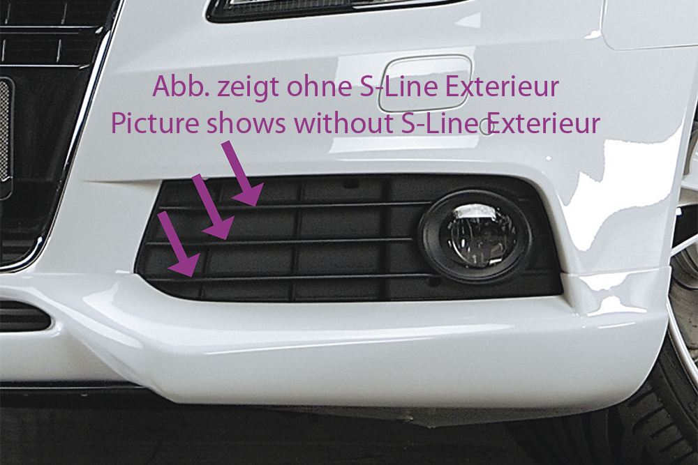 Frontlippe Rieger Tuning passend für Audi A4 B6/B7