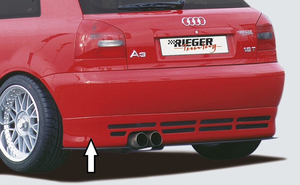 Audi A3 (8P) Rieger Spoilerstoßstange R-Frame mit Halter f. orig. NSW, –  Tuning King