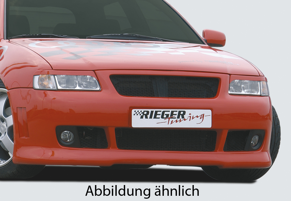 Spoilerstoßstange S3-Look mit Aussparung für Waschanlage <p>Version für Alurenngitter, Aussparung für Waschanlage, inkl. Alugitter / version for aluminium race grid, incl. aluminium grid, with gap for washing system, incl. aluminium grid;</p>