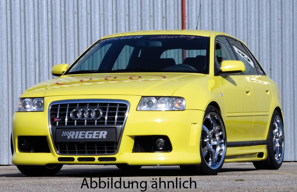 Carbonoptik Rieger Heckeinsatz für Audi A3 (8P) 5-tür. 07.08- (ab Facelift), Heck, 5-tür., A3 (8P), Audi, Rieger-Tuning