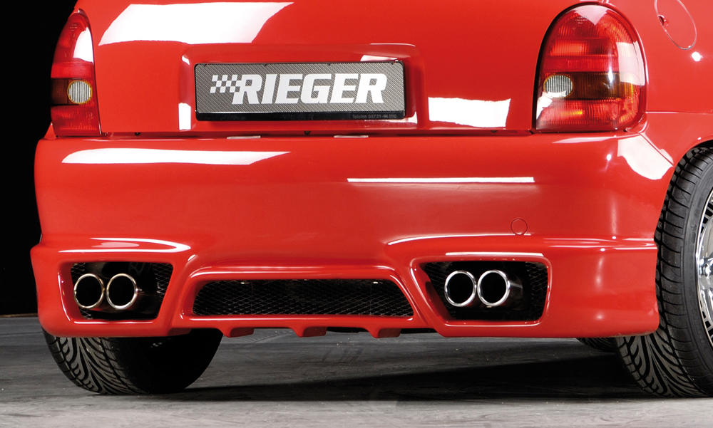 RIEGER-Tuning NEU Rieger Heckstoßstange Schürze passend für Opel Corsa B