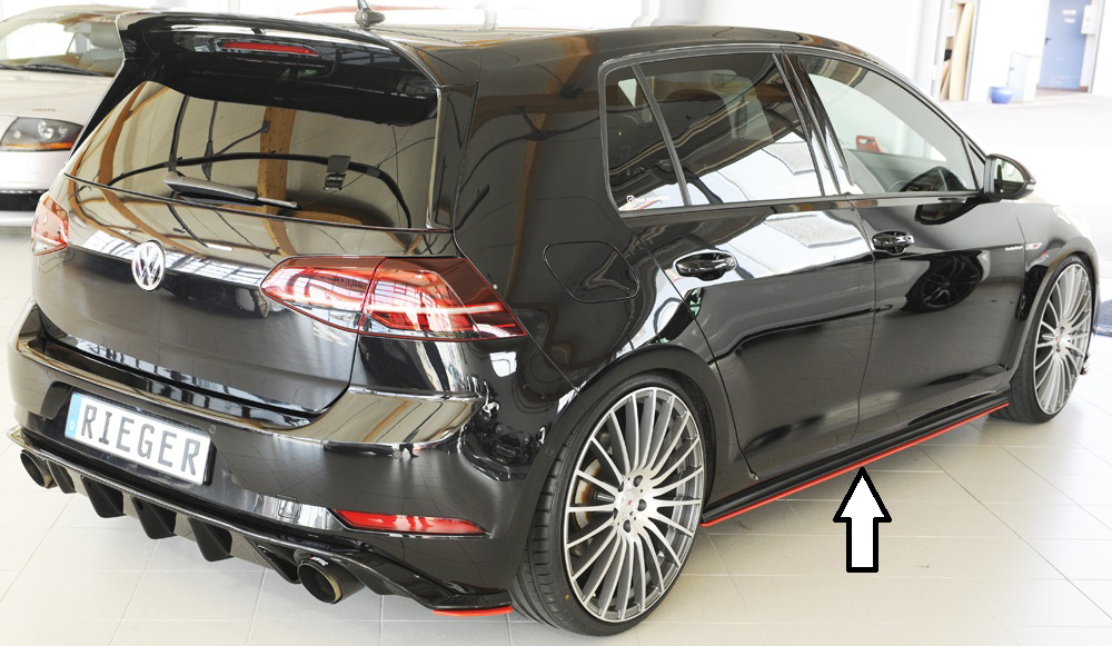 Seitenschweller Zubehör fü r VW Golf 7 R20 GTI und GTD. - Finest Car Art -  Der B, 164,50 €