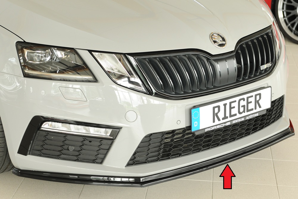 Spoilerschwert Frontspoiler ABS Skoda Octavia RS 5E Facelift ABE