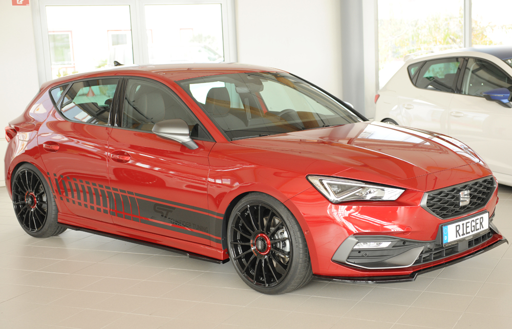 Rieger Tuning Spoilerlippe mit zusätzlichen Lüftungsschlitzen für Seat Leon  (5F) 00027000