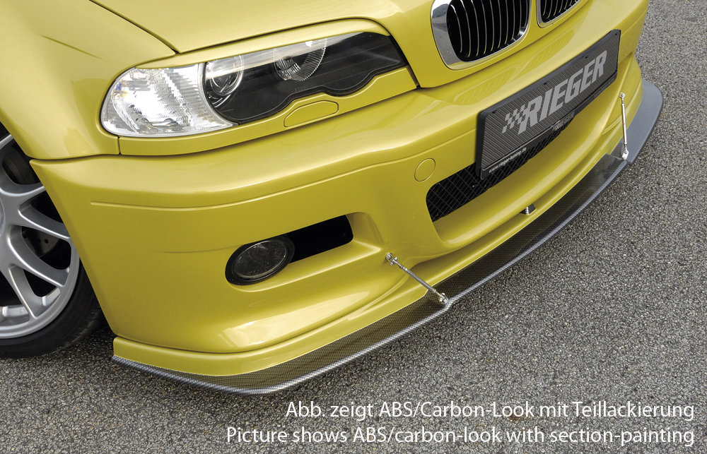 ABS Kunststoff BMW E46 M3 Frontlippe Spoiler Limo Coupe Tour