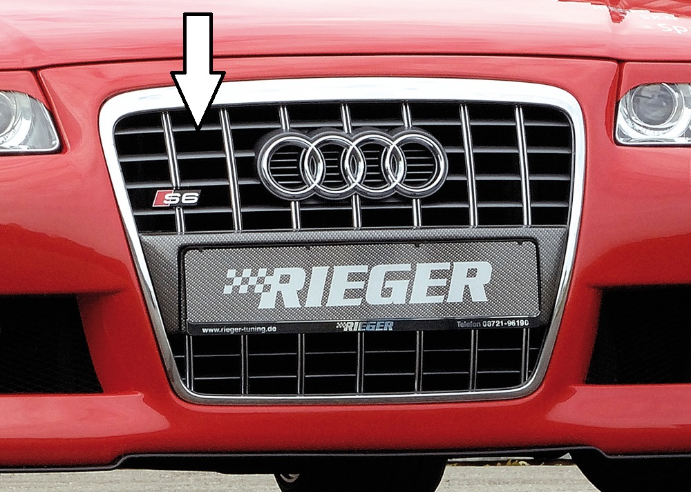 Original Audi-S-Grill ohne S3-Emblem <p>inkl. Kennzeichenauflage;</p>