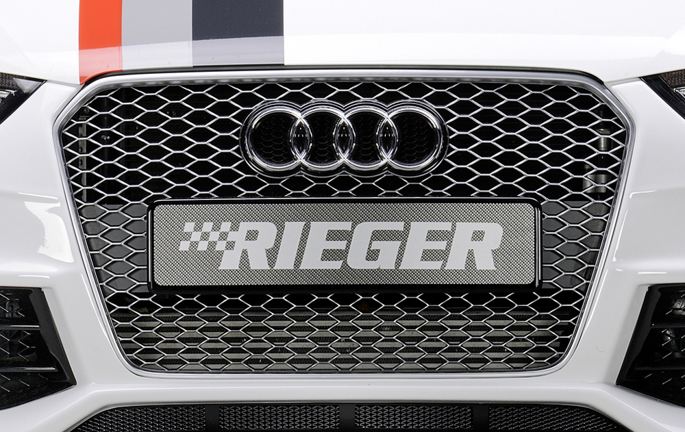 Rieger Tuning Original Kühlergrill Audi RS4 gunmetal für Audi S4 (B8, B81)  00303351