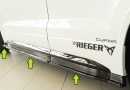 Rieger side skirt approach (3-parts)